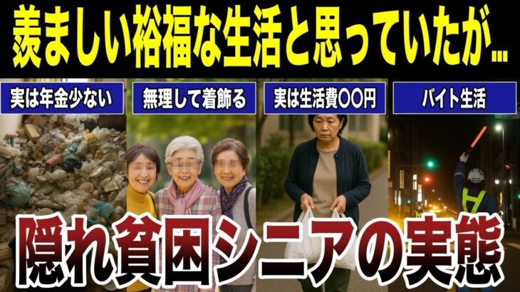 【老後の真実】定年後の隠れ貧困シニアの実態　口コミ23選紹介します　#高齢者  #口コミ