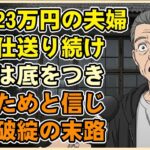 【漫画】年金23万円、娘への仕送りで貯金が底をついた夫婦の末路。「孫のため」が招いた老後破綻【シニアライフ】【60代以上の方へ】