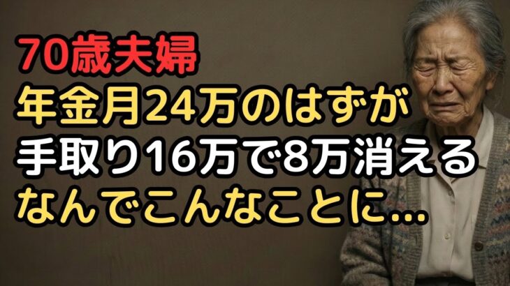 「年金月24万円で余裕のはず」70歳夫婦…手取り16万円、8万円はどこへ消えた？ 容赦なく引かれる「住民税と国保」の罠