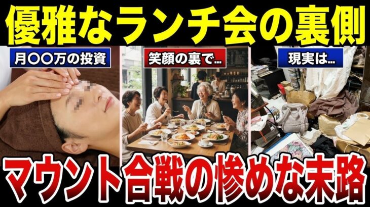 【衝撃】シニア女性のランチ会はマウント大会だった…熾烈すぎる現実 口コミ30選 #老後 #口コミ