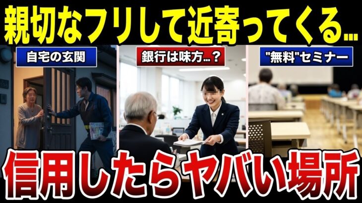【油断禁物】孤独なシニアが『絶対に行ってはいけない場所』退職金が一瞬で消えます 口コミ30選 #老後 #口コミ