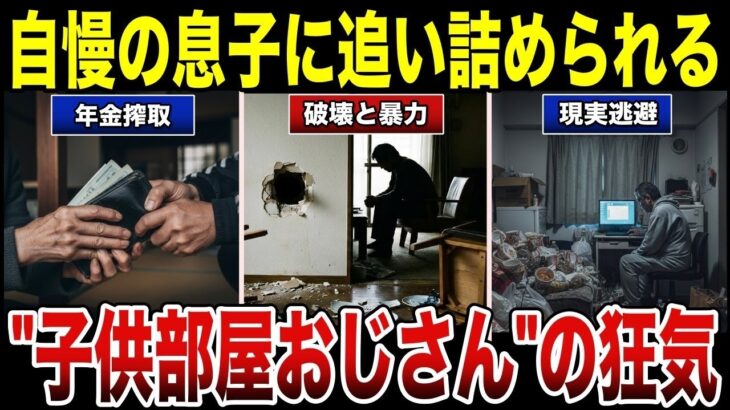 【地獄】「年金も家も奪われた」優しさが仇になった…子供部屋おじさんに人生乗っ取られた親の末路 口コミ30選 #老後 #口コミ