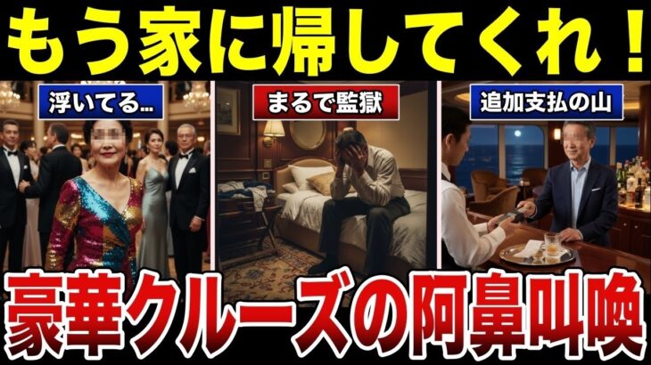 【衝撃】老後の楽しみのはずが   豪華クルーズ旅行は地獄でした 口コミ30選 #老後 #口コミ