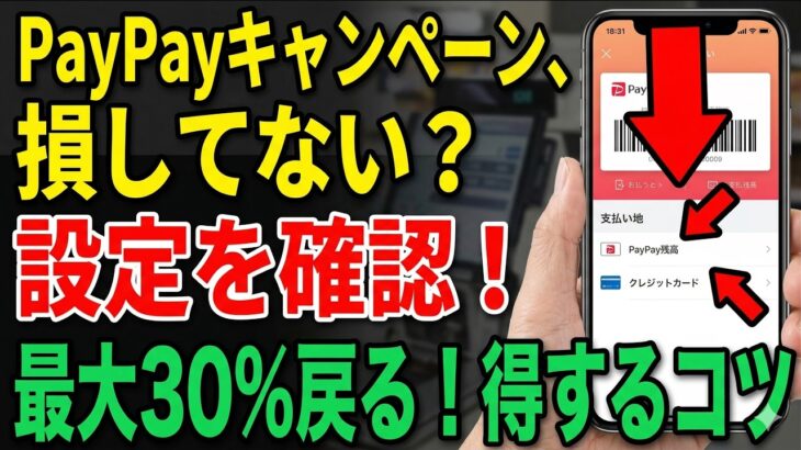 【最大30%戻る!?】知らないと損！4月開始のPayPay自治体キャンペーンで失敗しない「3つの確認」