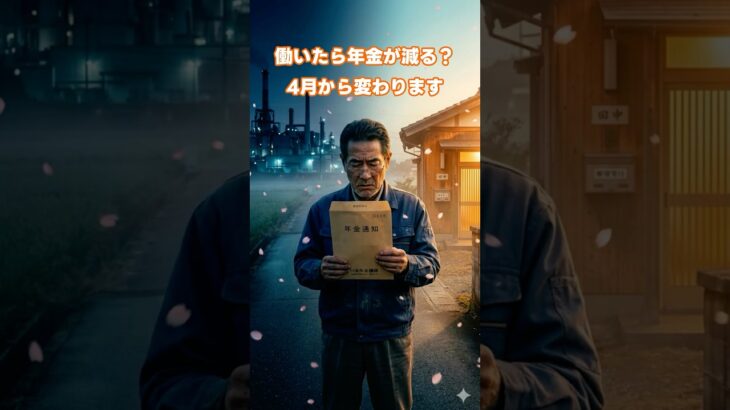 働いたら年金が減る？4月から変わります