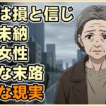 【漫画】「年金なんて払うだけ損」40年間未納を貫いた65歳女性の悲惨な末路…突きつけられた残酷な現実【シニアライフ】【60代以上の方へ】
