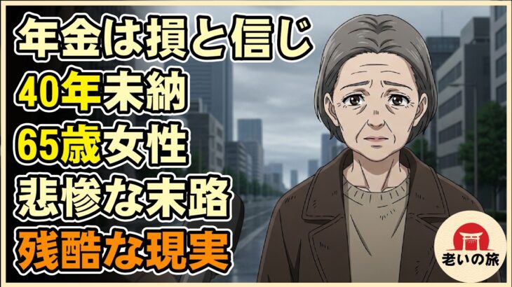 【漫画】「年金なんて払うだけ損」40年間未納を貫いた65歳女性の悲惨な末路…突きつけられた残酷な現実【シニアライフ】【60代以上の方へ】