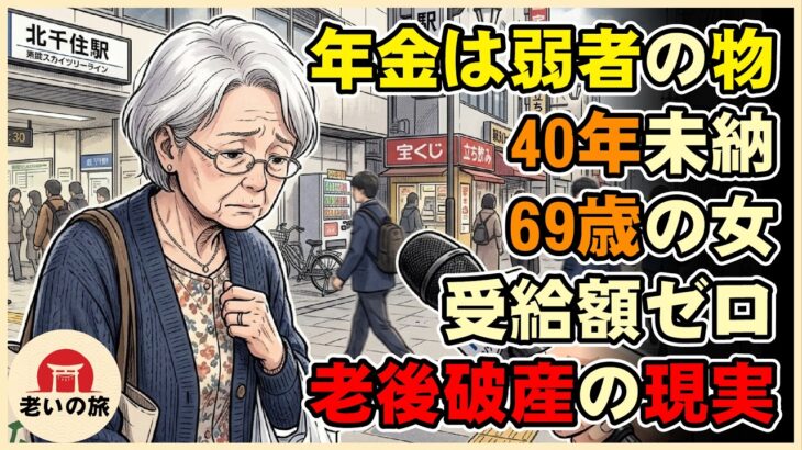 【漫画】「年金なんて弱者が払うもの」40年未納を貫いた69歳女…突きつけられた“受給額ゼロ”と老後破産の残酷な現実【シニアライフ】【60代以上の方へ】