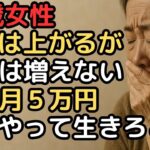 年金月5万円、物価は上がり続けるのに年金は増えない   78歳女性の地獄の年金生活