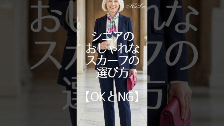 【シニア世代｜スカーフ選び】迷った朝に助けてくれる一枚が最強！ #50代ショート #ファッション #50代ファッション #60代ファッション #60代ショート