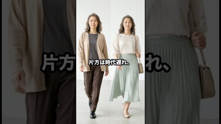 50代,60代の春服選びはトレンドを抑えることで若々しくなります
