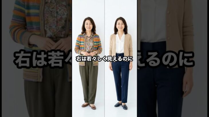 50代,60代でもおしゃれに見える人は全体のバランスだけを考えています