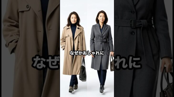 50代,60代はアウターの着こなしを工夫すればおしゃれになる