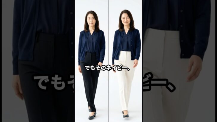 50代,60代のネイビー合わせ方は要注意！老け見えする最悪の組み合わせ