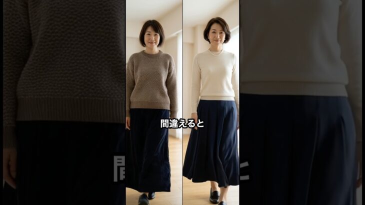 50代,60代のロングスカートはこうすれば若返る