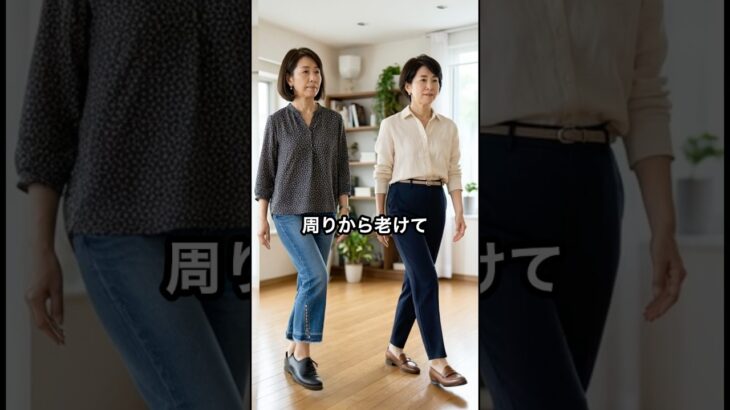 50代,60代は今年の春このパンツを履くと老け見え確定します