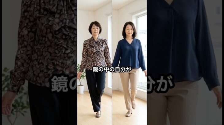 50代,60代はこのブラウスを着ると老け見えします
