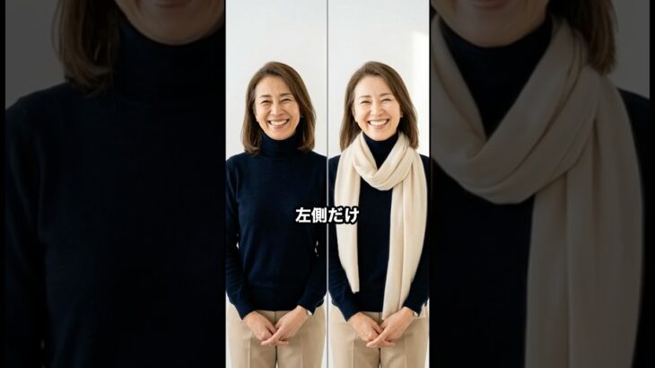 50代,60代はトップスの選び方で見た目年齢が決まります