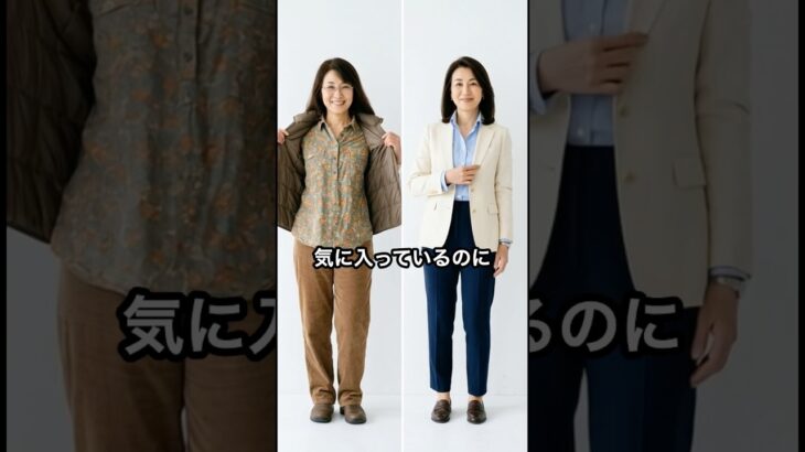 50代,60代のファッションはパンツ選びだけで老け見えもするし若々しくもなります