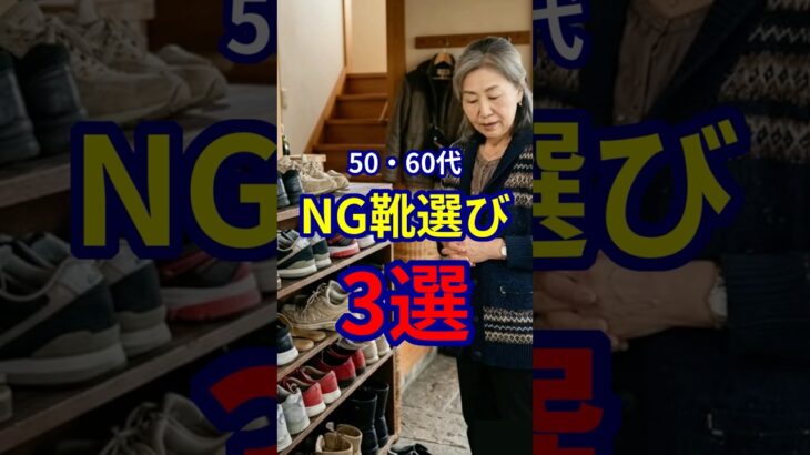 【50・60代】絶対にやってはいけないNG靴選び3選 #ファッション #シニアファッション #おしゃれ #女性 #シニア #shorts