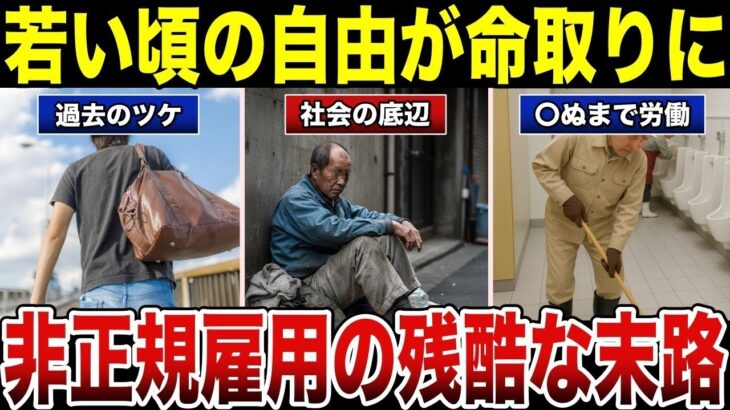 【老後の貧困】年金月6 5万でどう暮らせと？非正規を貫いた代償があまりに残酷すぎた    口コミ30選 #老後 #口コミ