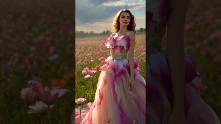 🌺 6着の花の女神ドレス ✨ 幸せを呼ぶフラワーガーデン #OOTD