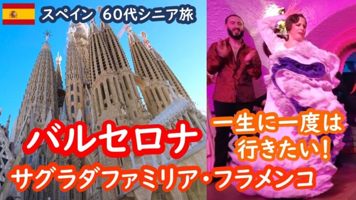 【スペイン旅行】60代夫婦が大感動！サグラダファミリアと大迫力フラメンコ（豪華ビッフェディナー付）バルセロナ観光｜シニア旅行記 088