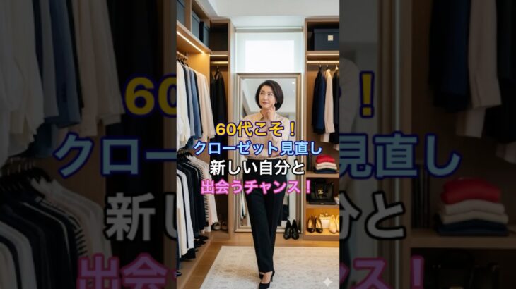 #60代ファッション #シニアファッション #クローゼット