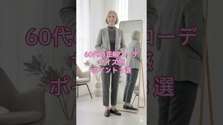 #60代ファッション #シニアファッション