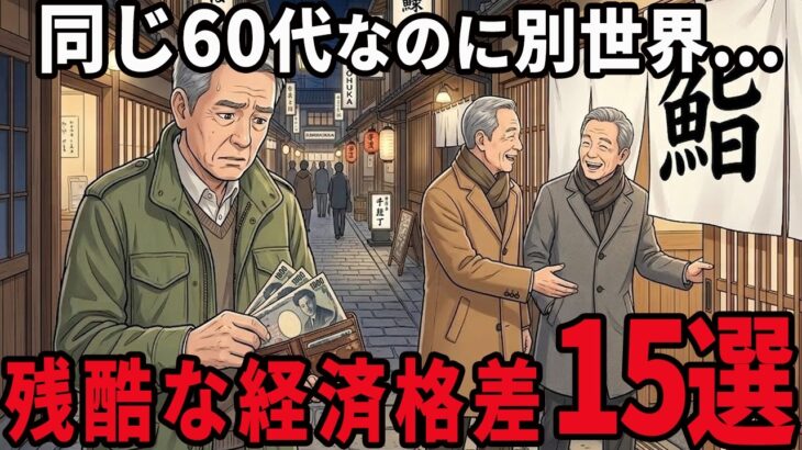 【シニアの本音】同じ60代なのにこんなに違う…定年後に残酷な経済格差を感じる瞬間 15選紹介します