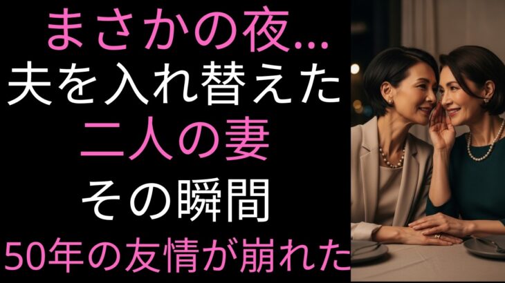 【シニア恋愛】60代夫婦での海外旅行親友の夫は知らなかった｜黄昏の愛｜オーディオブック｜黄昏恋愛｜結婚生活｜実話｜再婚｜中年の愛｜黄昏離婚｜夫婦関係