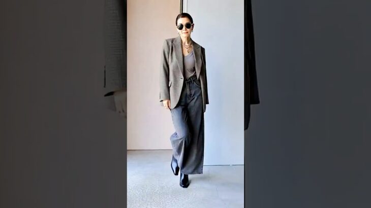 【60代必見】 アウターを変えるだけでデニムが激変！6つのコーデ術  #OOTD