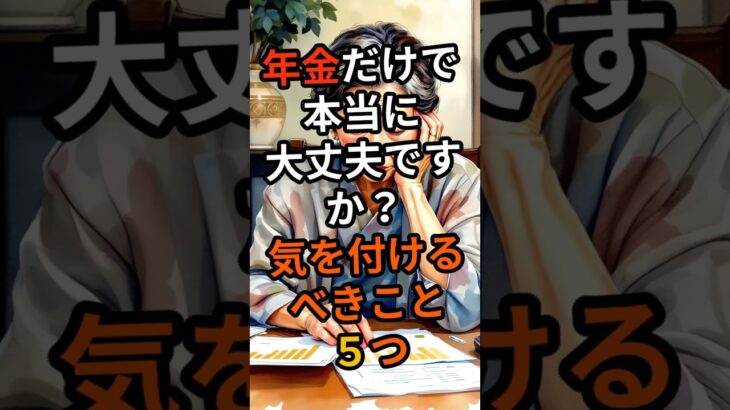 年金だけで本当に大丈夫ですか？気を付けるべきこと５つ #60代 #60歳代 #60代シニアライフ