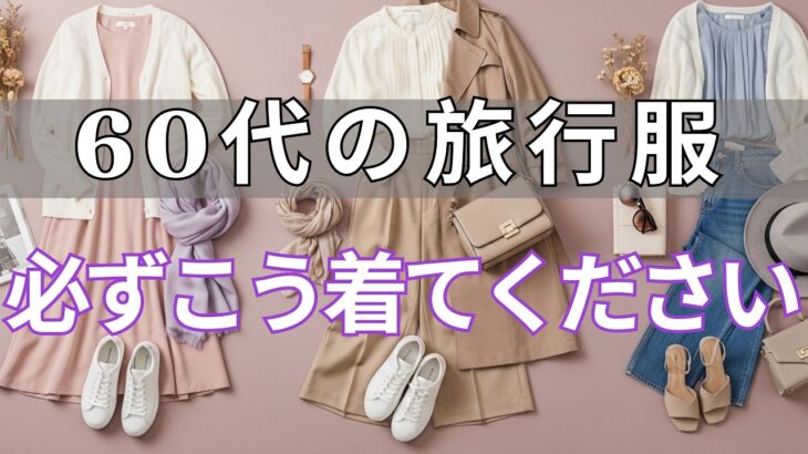 【絶対失敗しない】【旅行ファッション】写真を見てガッカリ…は卒業！プロが教える「60代からの旅を10倍輝かせる魔法のルール」と5つの鉄則