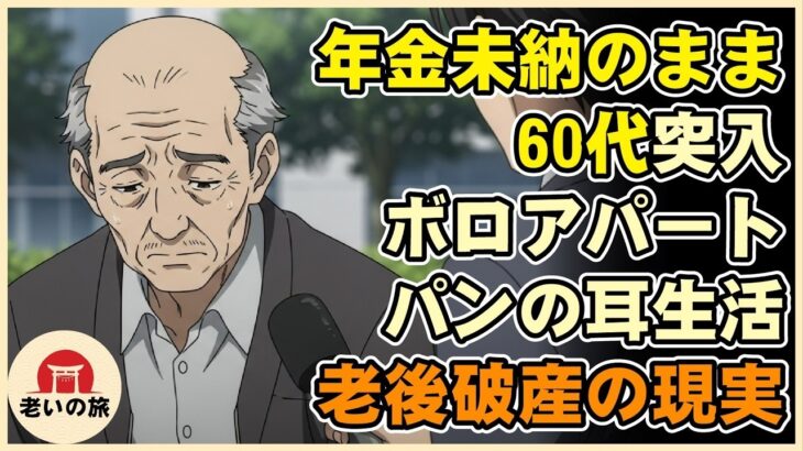 【漫画】年金未納のまま60代突入…ボロアパートでパンの耳をかじる男に突きつけられた“老後破産”の現実【シニアライフ】【60代以上の方へ】