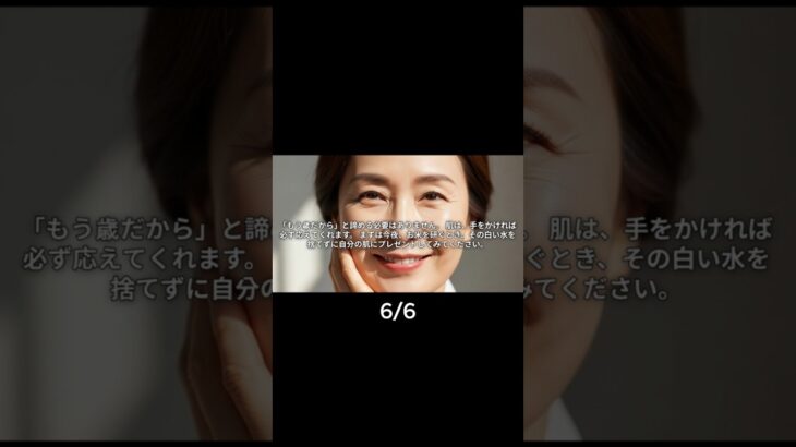 #6【0円美容】捨てないで！韓国の60代が肌のために毎日使う「白い水」の正体