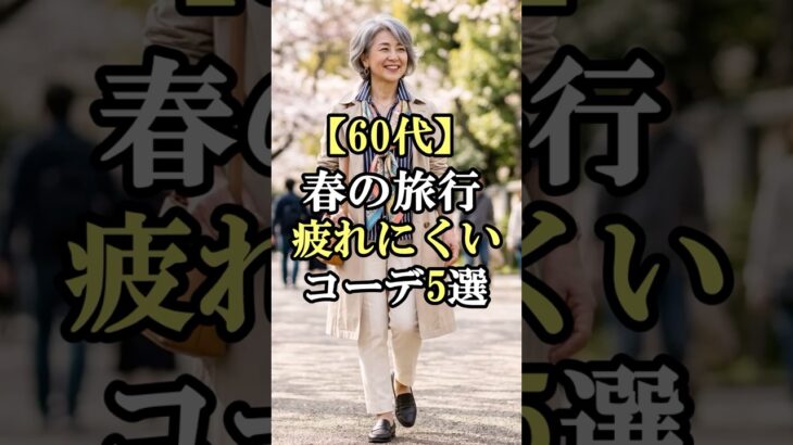 60代女性の春旅行の服装はとても大事。#60代女性旅行 #shorts #シニアライフ #シニアライフ60代 #60歳代#女性#膝の痛み #膝痛
