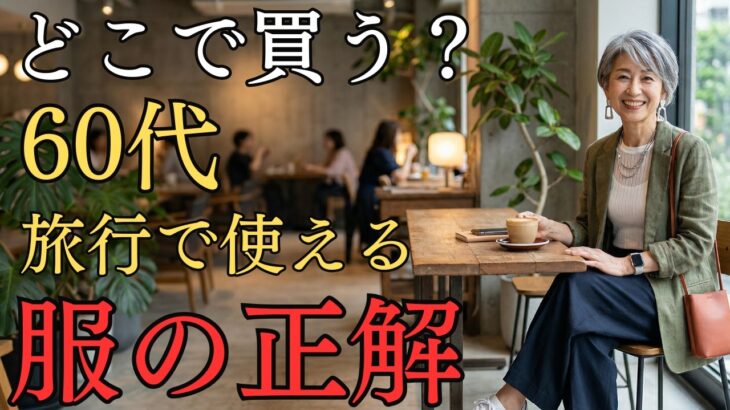 60代の旅行服はどこで買う？GU・ワークマン・上品ブランドの使い分け