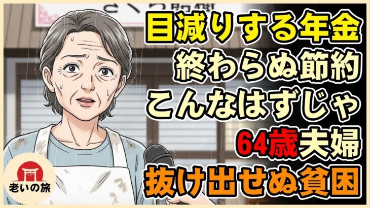 【漫画】目減りする年金と終わらない節約…「こんなはずじゃなかった」64歳夫婦が陥った“抜け出せない貧困”という生き地獄【シニアライフ】【60代以上の方へ】