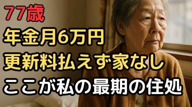 年金月6万円、持ち家なし…77歳女性が選んだ最後の住処