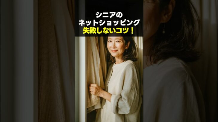 シニアのためのネットで服を失敗しない方法 #70代ファッション#シニアファッション#ネット通販#服選び#スマホ活用#シニアライフ#レビュー活用