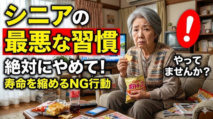 [70代年金生活者]シニアの最悪な習慣