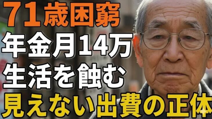 71歳男性。年金月14万円。生活を蝕む「見えない出費」の正体とは