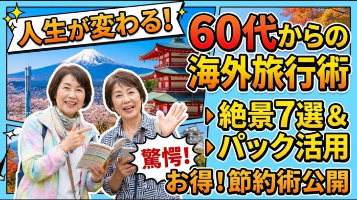 【衝撃】72歳で人生が変わった…シニアに人気の海外旅行ランキング7選