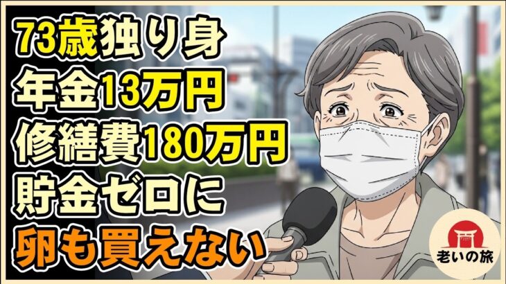 【漫画】73歳、年金月13万円。贅沢などしていない、ただ「普通」に暮らしたかっただけなのに。物価高騰と医療費が私のささやかな幸せを奪い去った【シニアライフ】【60代以上の方へ】