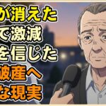 【漫画】「年金が…消えた？」73歳で手取り激減…親族を信じた男が直面する老後破産の残酷な現実【シニアライフ】【60代以上の方へ】