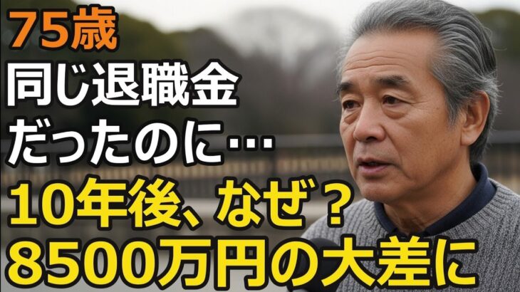 75歳男性、年金月17万円、貯金1500万円。同期は1億円、私は   同じ退職金だったのにとんでもない資産格差。なぜこんな差が？【シニア老後】