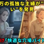 【シニアの働き方】年金月7万円、孤独な主婦が「働く楽しさ」と生きがいを見つけた奇跡の物語。60代におすすめの”快適な穴場バイト”7選！【朗読雑学 / シニアライフ】