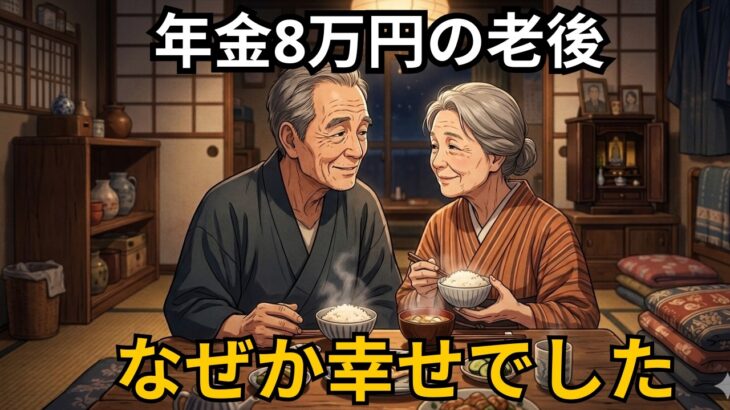 【老後の幸せ】年金8万円の老後。なぜか幸せでした