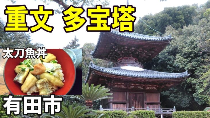 Countryside of Japan 【シニアの一人旅Vlog＠有田市】老舗の食堂で「太刀魚丼」を頂き、歴史ある神社仏閣をめぐる